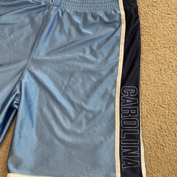 Vtg Jordan Reversible Basketball Shorts 2XL UNC Tarheels Silky Shiny Y2K Baggy‎ - Picture 6 of 12